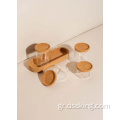 Προσαρμοσμένες βιοτεχνίες Corked Crafts Cork Tray Placemats